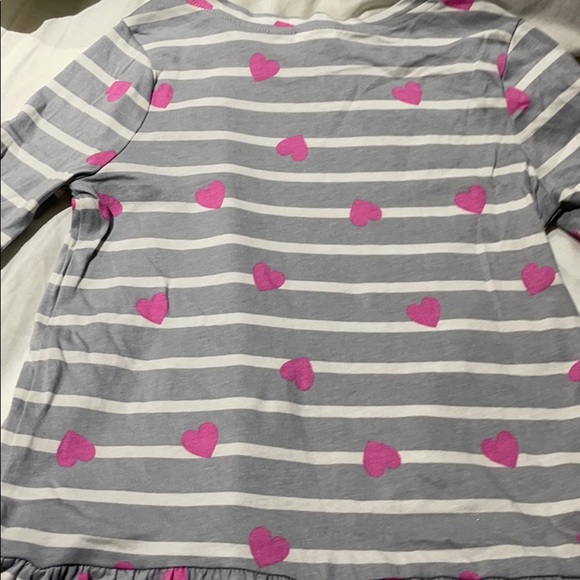 Gymboree 4 heart cotton dress hi low hemline euc - Picture 9 of 9